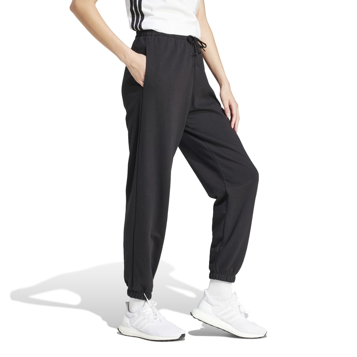 adidas Women's Essentials French Terry Cuffed Joggers-3