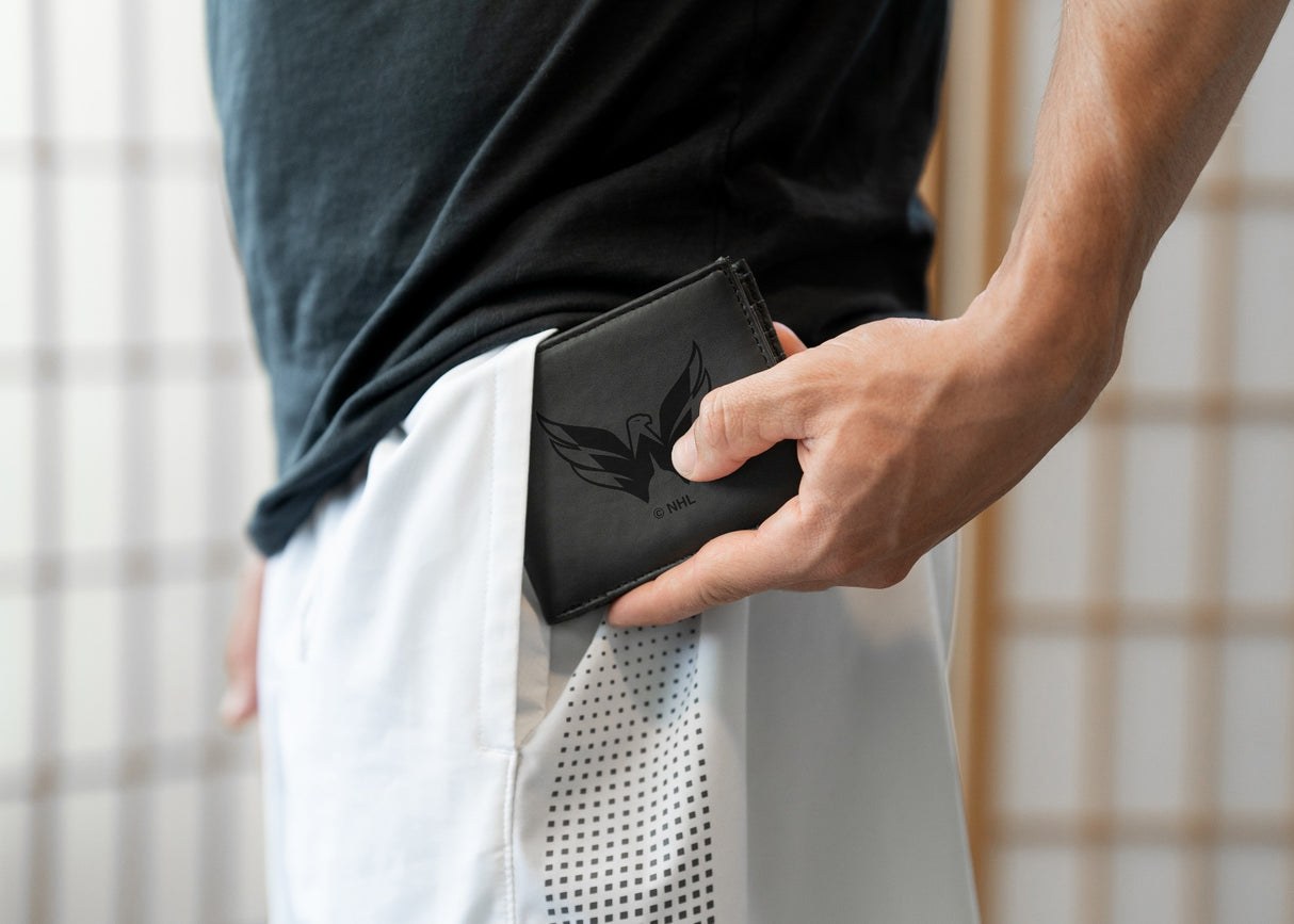 Rico Industries NHL Washington Capitals Laser Engraved Billfold Wallet-1