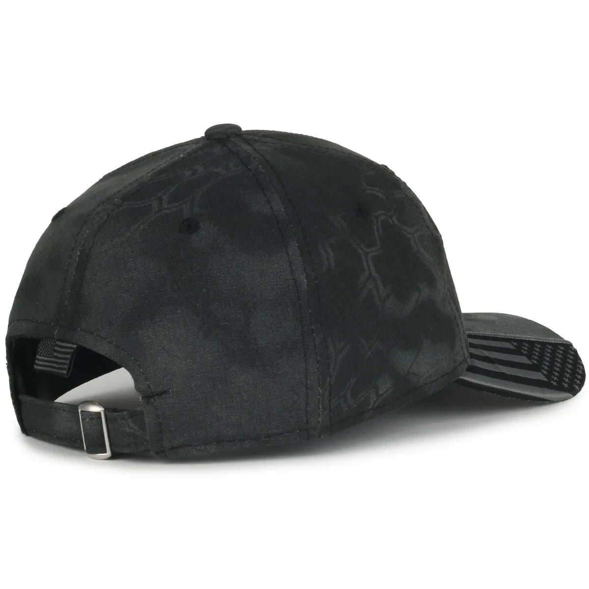 Outdoor Cap CWF-305 Woven Flag Structured Solid Back Hat Unisex Accessories Hats & Caps