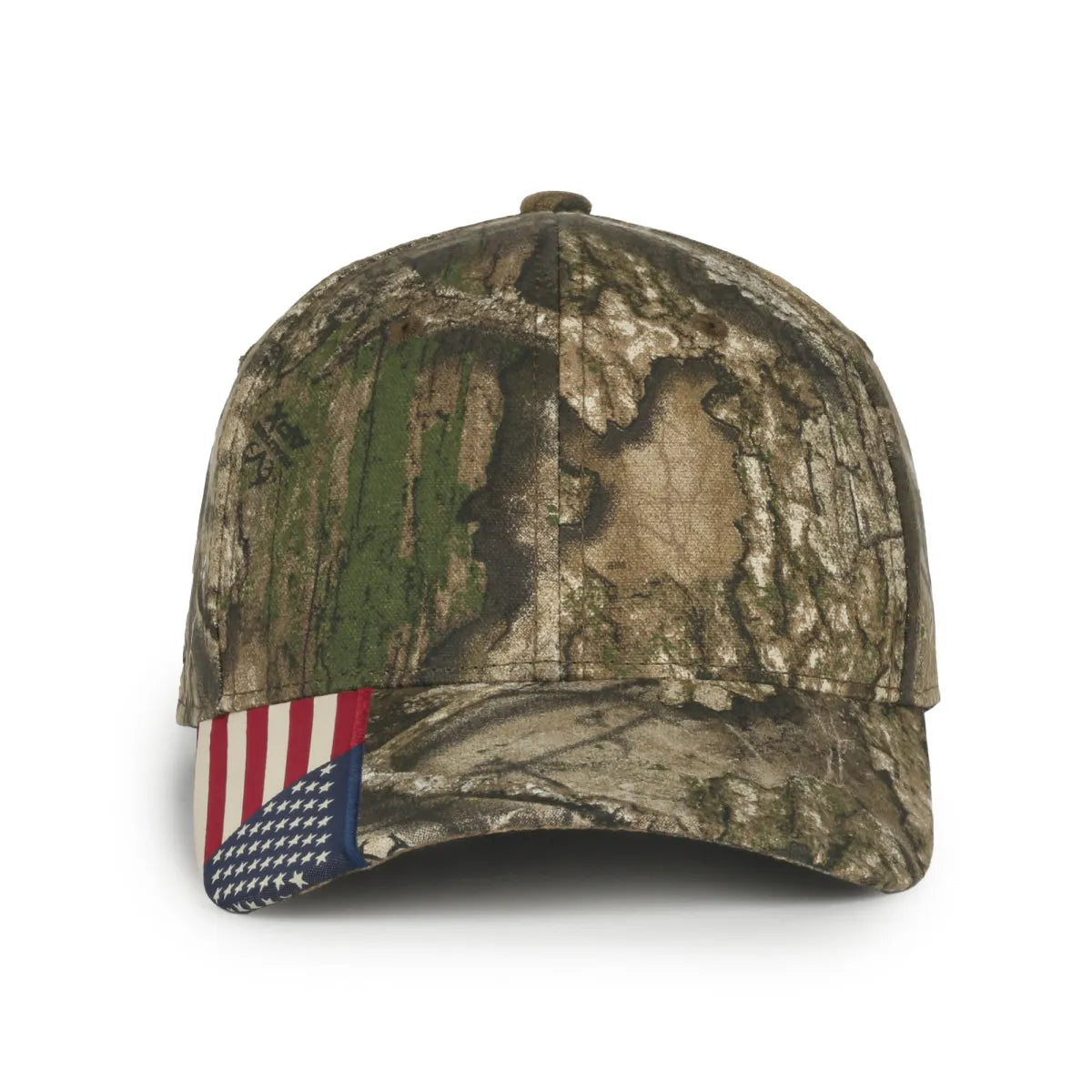 Outdoor Cap CWF-305 Woven Flag Structured Solid Back Hat Unisex Accessories Hats & Caps