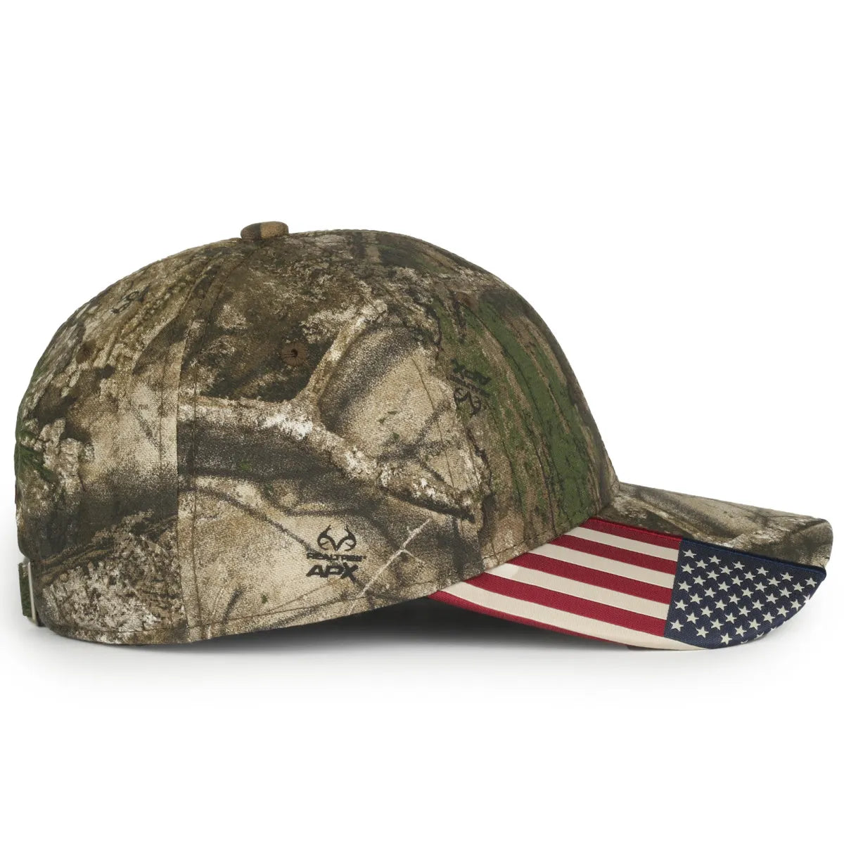Outdoor Cap CWF-305 Woven Flag Structured Solid Back Hat Unisex Accessories Hats & Caps