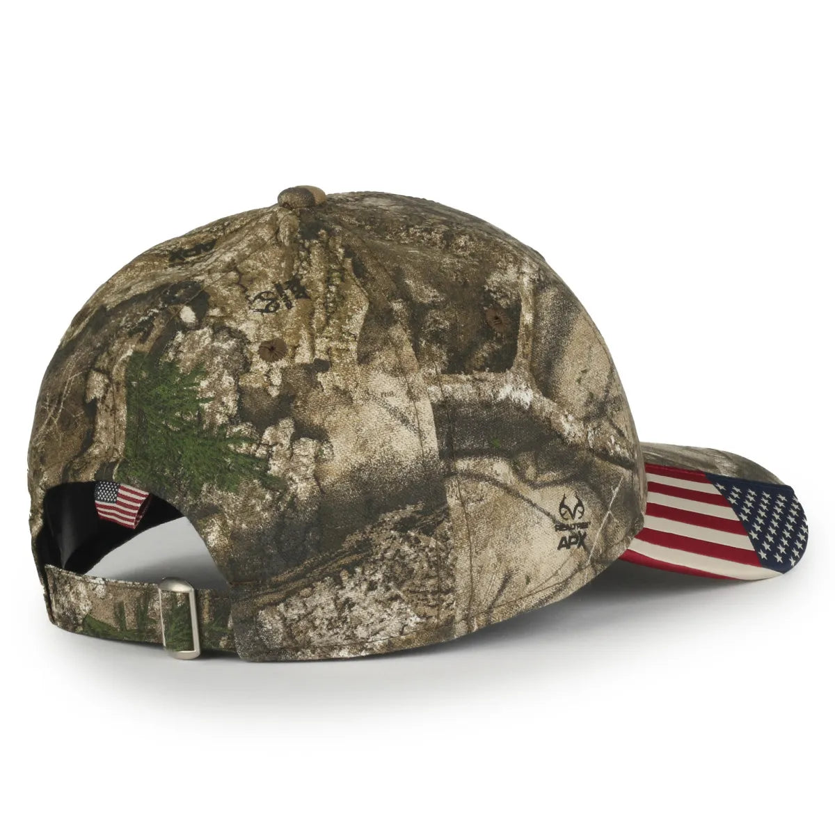 Outdoor Cap CWF-305 Woven Flag Structured Solid Back Hat Unisex Accessories Hats & Caps