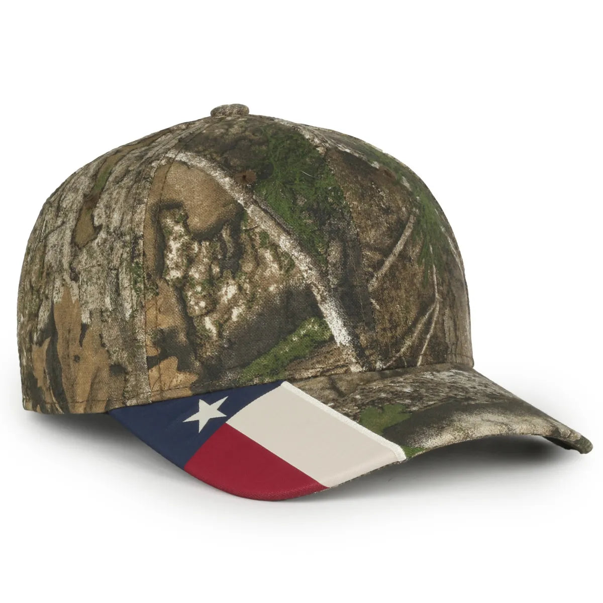 Outdoor Cap CWF-305 Woven Flag Structured Solid Back Hat Unisex Accessories Hats & Caps