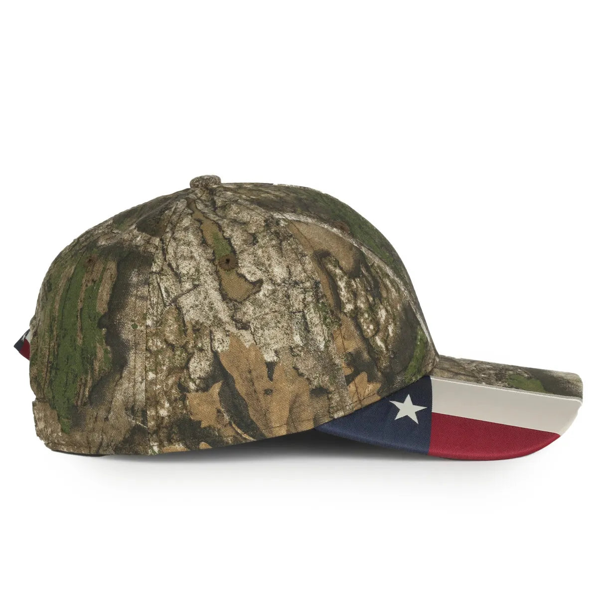 Outdoor Cap CWF-305 Woven Flag Structured Solid Back Hat Unisex Accessories Hats & Caps