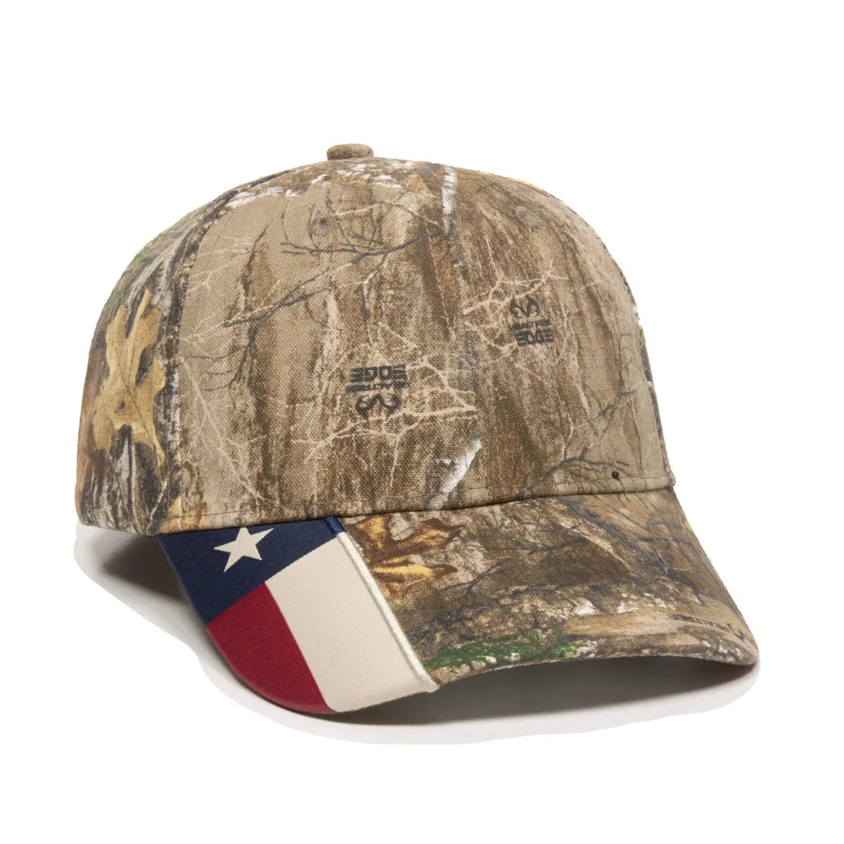 Outdoor Cap CWF-305 Woven Flag Structured Solid Back Hat Unisex Accessories Hats & Caps