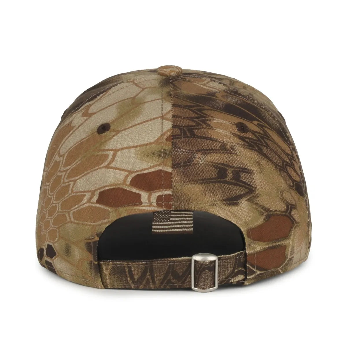 Outdoor Cap CWF-305 Woven Flag Structured Solid Back Hat Unisex Accessories Hats & Caps