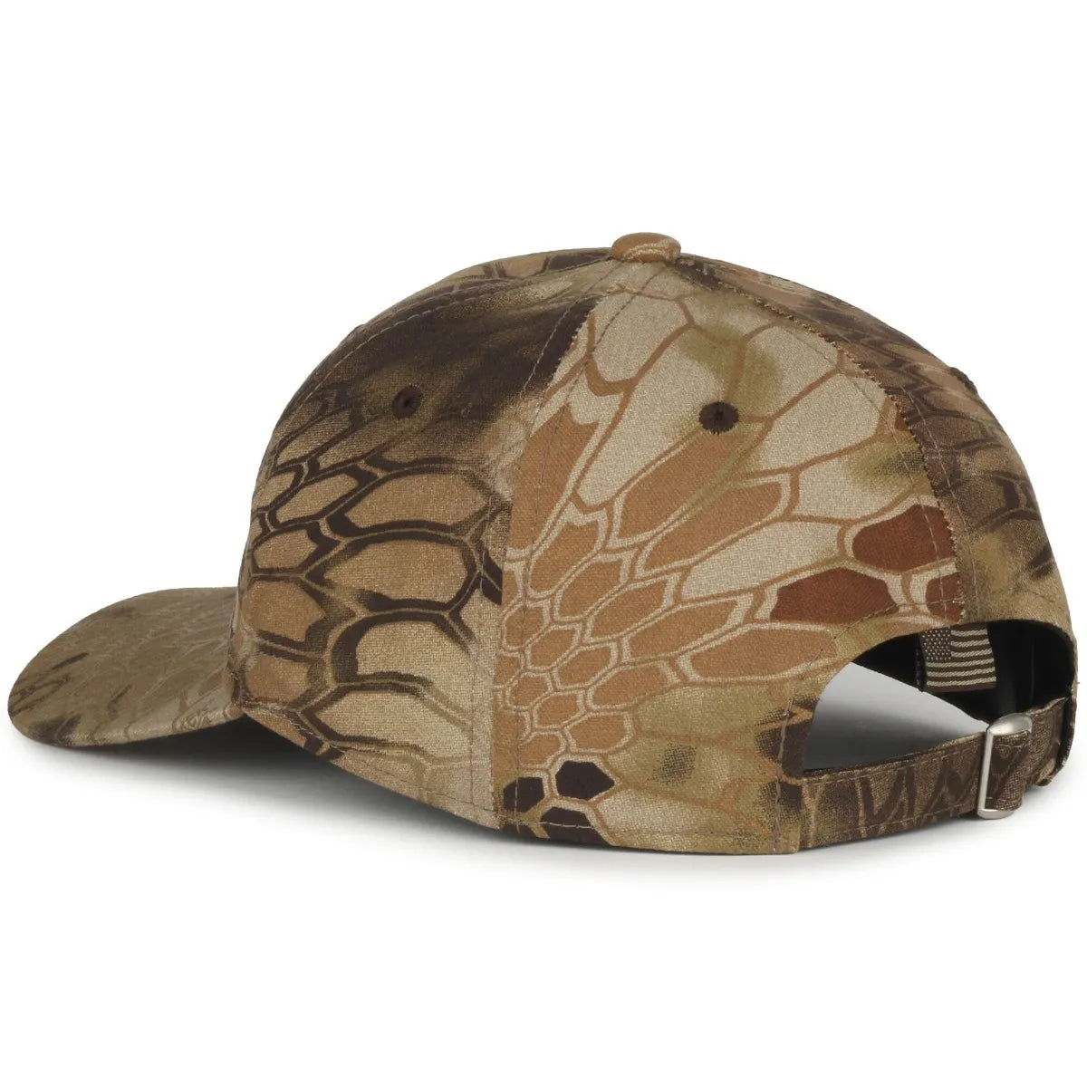 Outdoor Cap CWF-305 Woven Flag Structured Solid Back Hat Unisex Accessories Hats & Caps