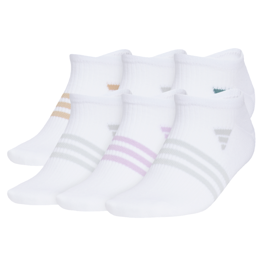 adidas Women's Superlite 3.0 No Show Socks (6-pairs)