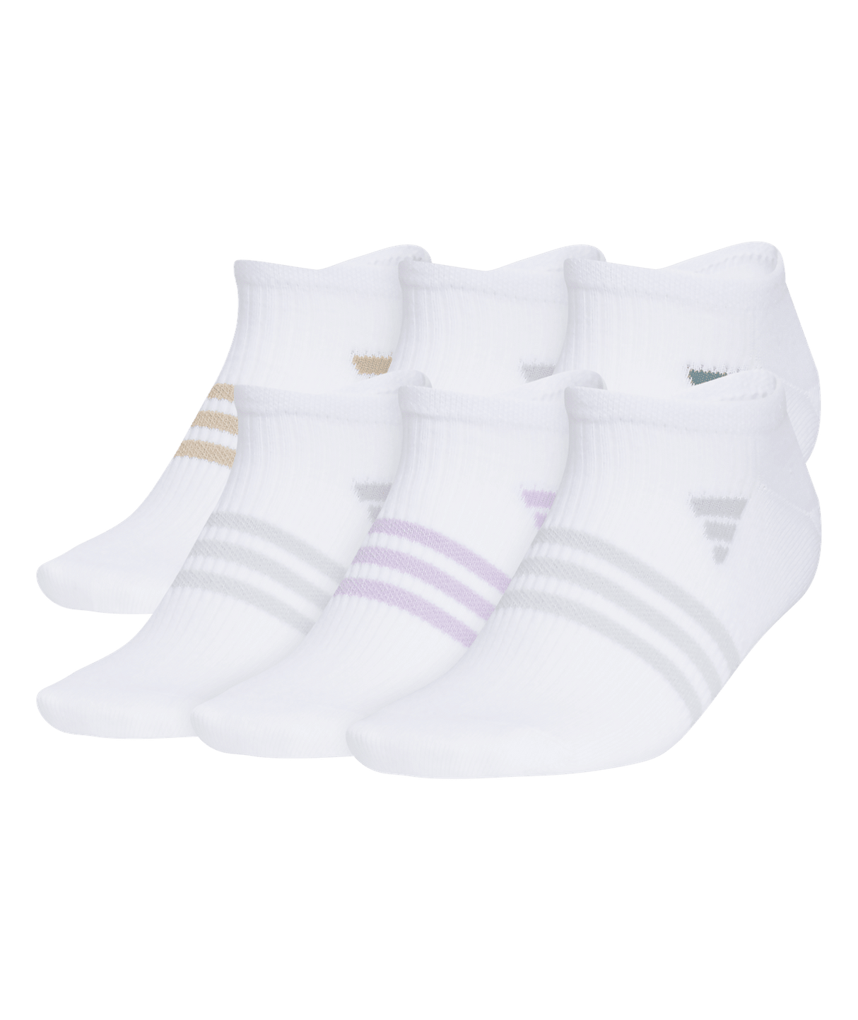 adidas Women's Superlite 3.0 No Show Socks 6-pairs Unisex Accessories Socks