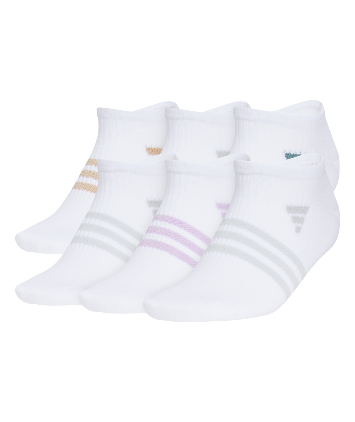 adidas Women's Superlite 3.0 No Show Socks (6-Pack)