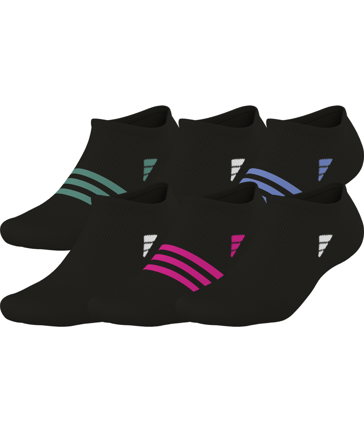 adidas Women's Superlite 3.0 No Show Socks 6-pairs Unisex Accessories Socks