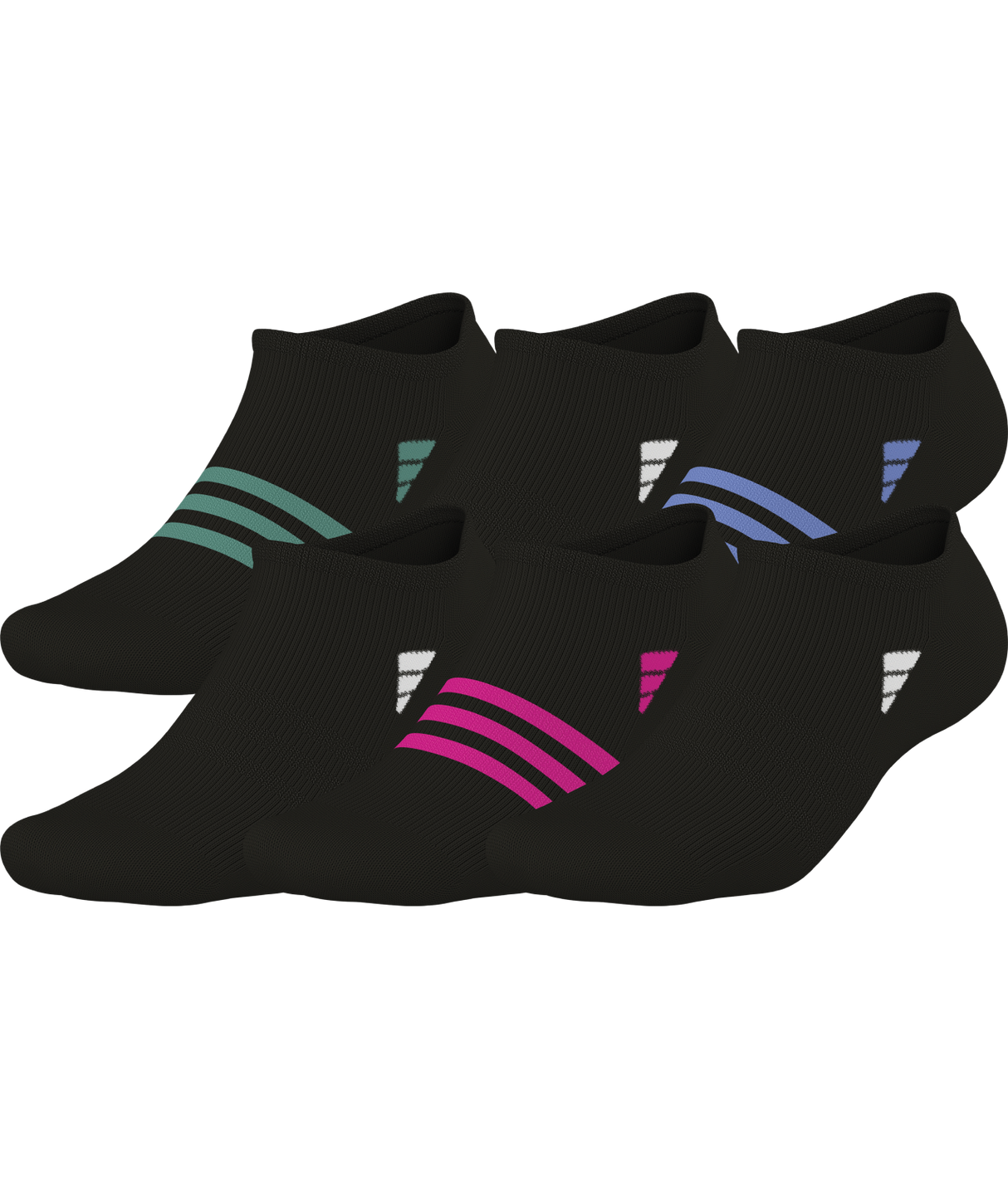 adidas Women's Superlite 3.0 No Show Socks (6-Pack)