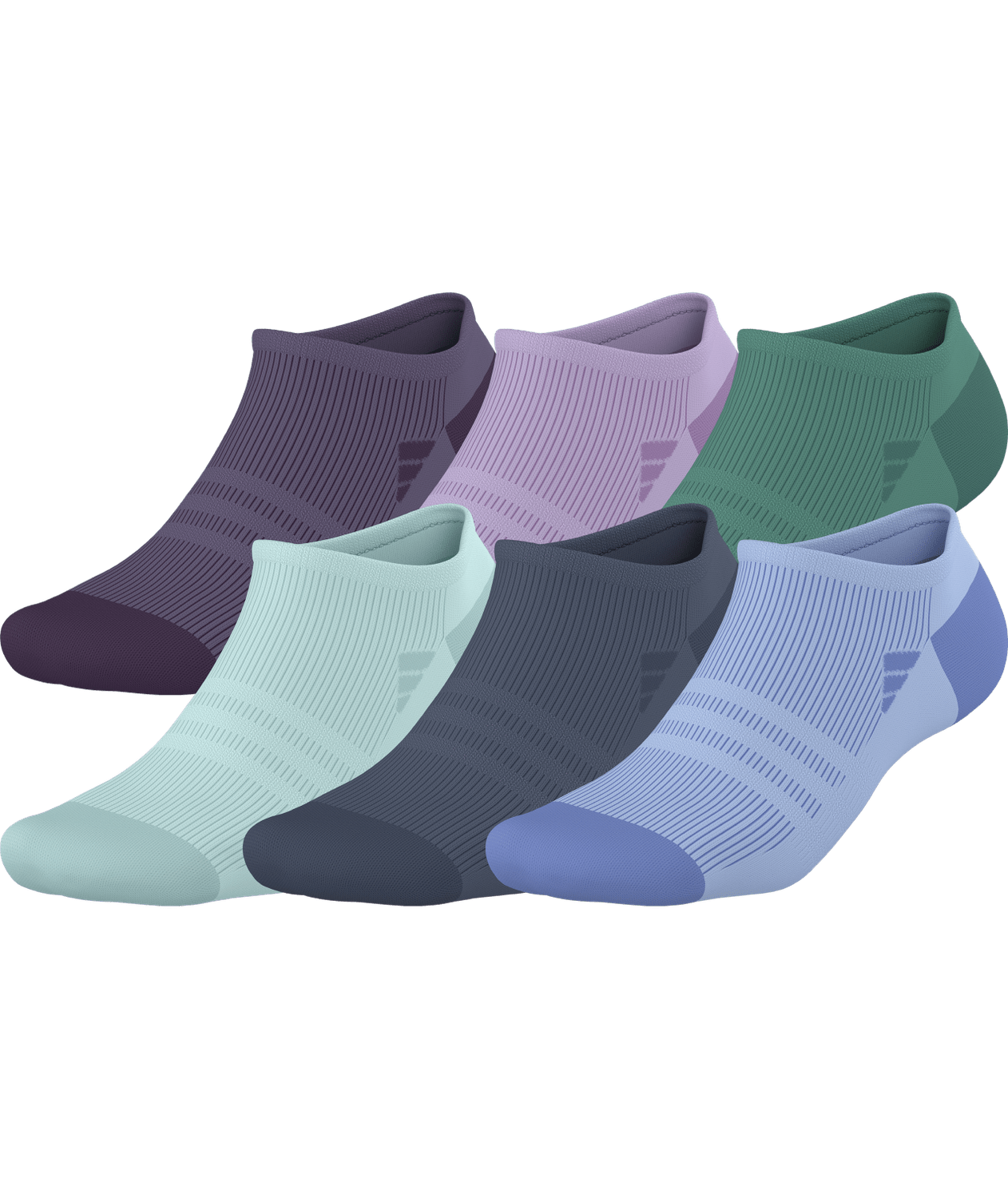 adidas Women's Superlite 3.0 No Show Socks 6-pairs Unisex Accessories Socks