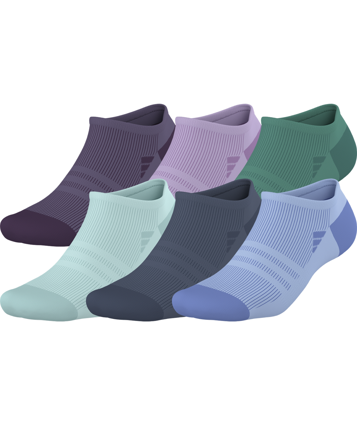 adidas Women's Superlite 3.0 No Show Socks (6-Pack)