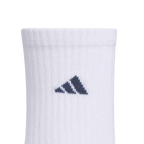adidas Youth Athletic Cushioned 6-Pack Crew Socks Unisex Accessories Socks