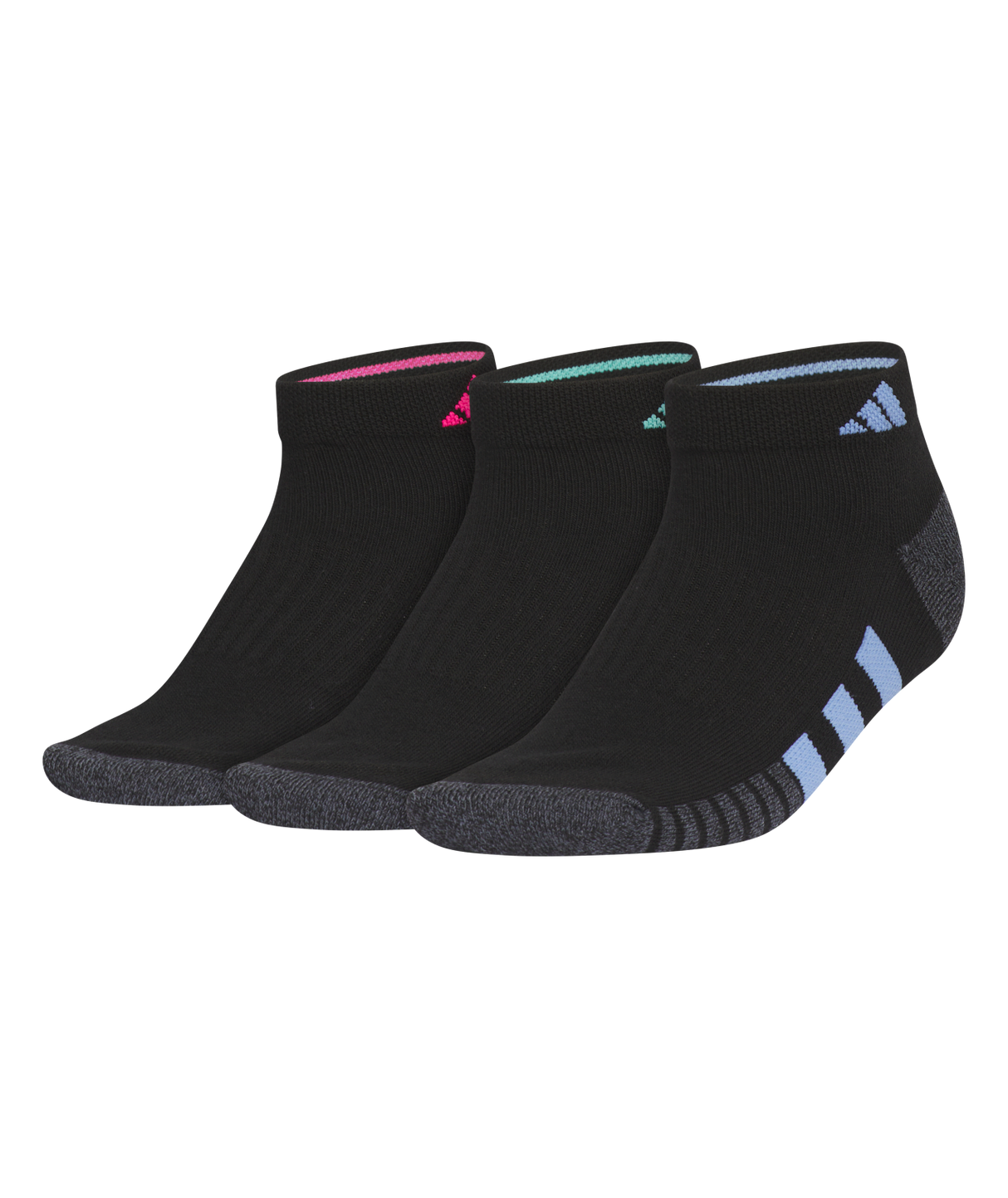 adidas Women's Cushioned 3.0 3-Pack Low Cut Socks-1