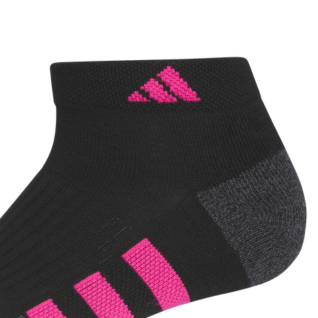 adidas Women's Cushioned 3.0 3-Pack Low Cut Socks Unisex Accessories Socks