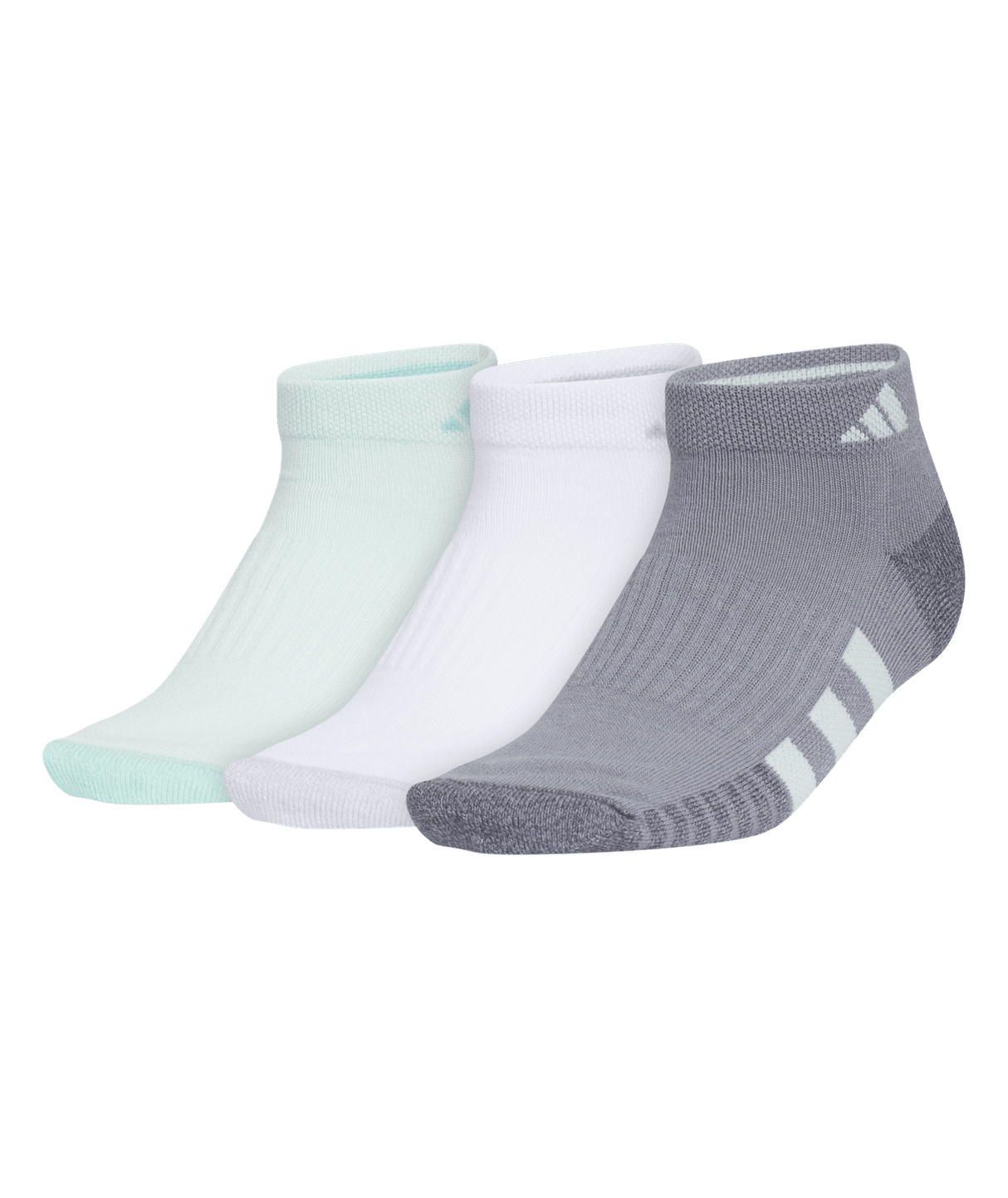 adidas Women's Cushioned 3.0 3-Pack Low Cut Socks Unisex Accessories Socks