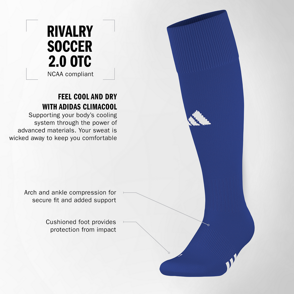 adidas Rivalry Soccer 2.0 OTC Socks-2