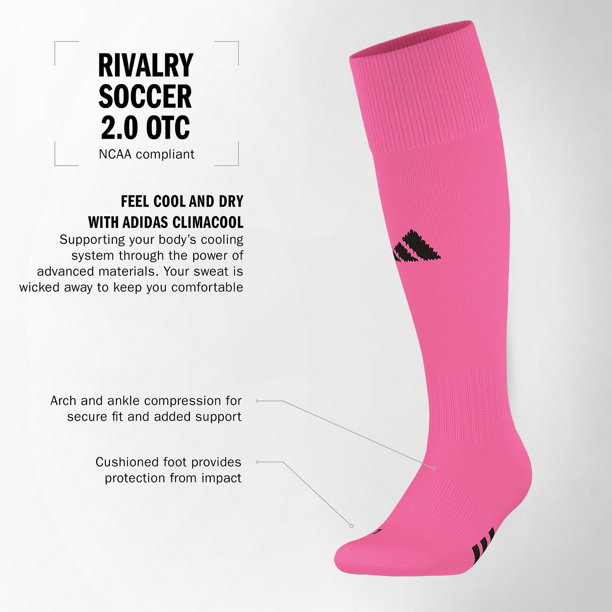 adidas Rivalry Soccer 2.0 OTC Socks-2