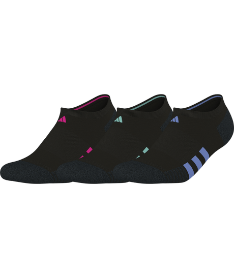 adidas Women's Cushioned 3.0 3-Pack No Show Socks Unisex Accessories Socks