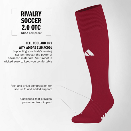 adidas Rivalry Soccer 2.0 OTC Socks Unisex Accessories Socks