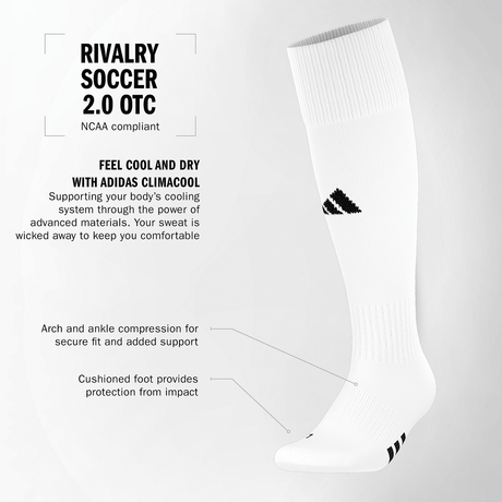 adidas Rivalry Soccer 2.0 OTC Socks Unisex Accessories Socks