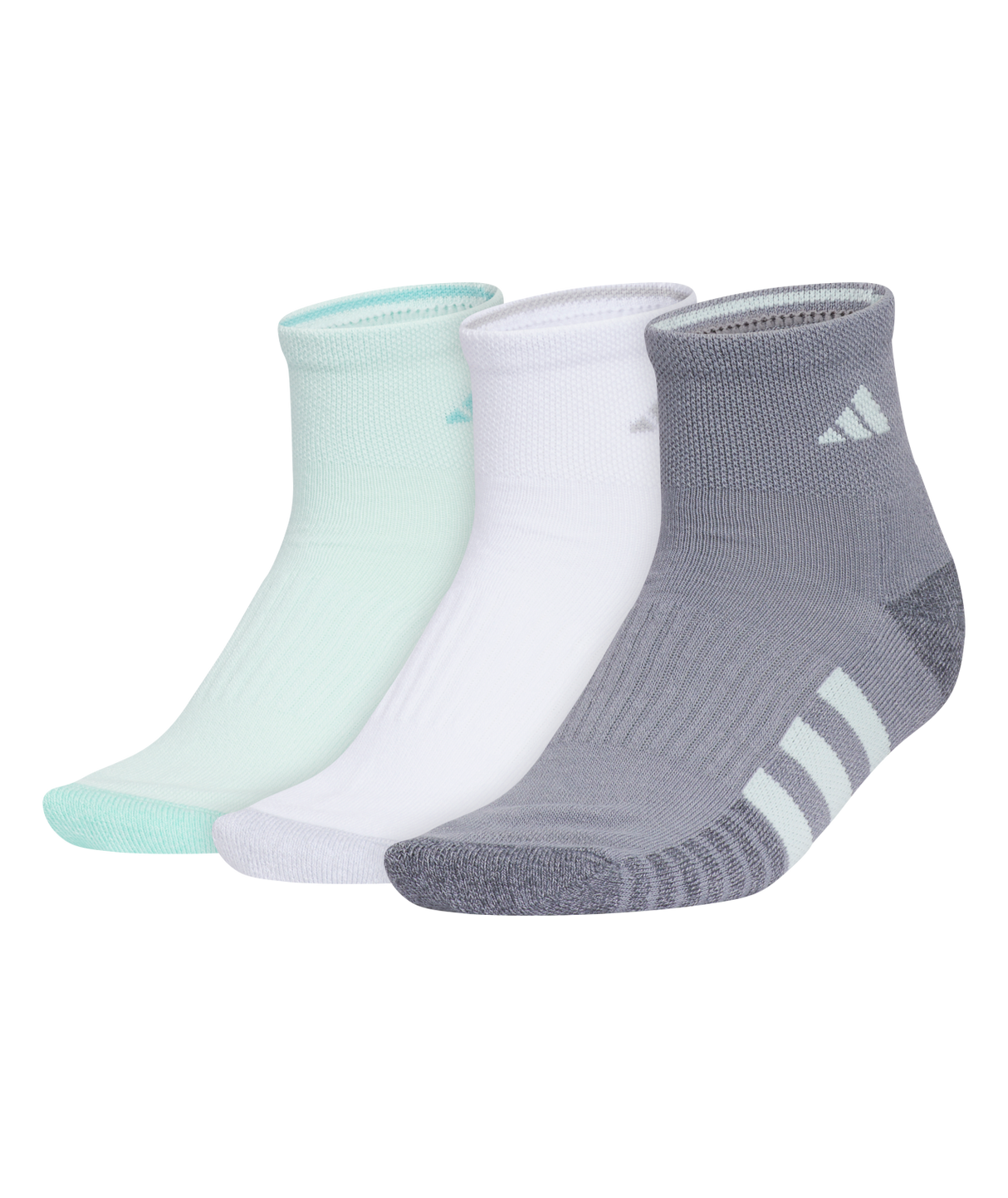 adidas Women's Cushioned 3.0 3-Pack Quarter Socks-1