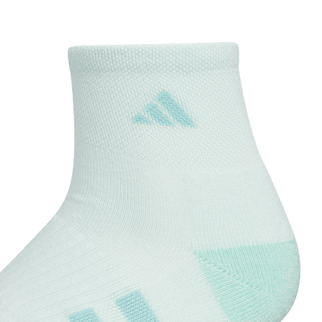 adidas Women's Cushioned 3.0 3-Pack Quarter Socks Unisex Accessories Socks