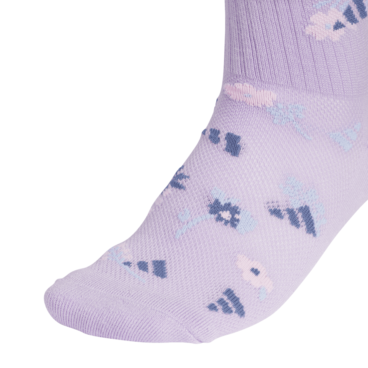 adidas Girls' Cushioned Graphic Quarter Socks 6 Pairs Unisex Accessories Socks