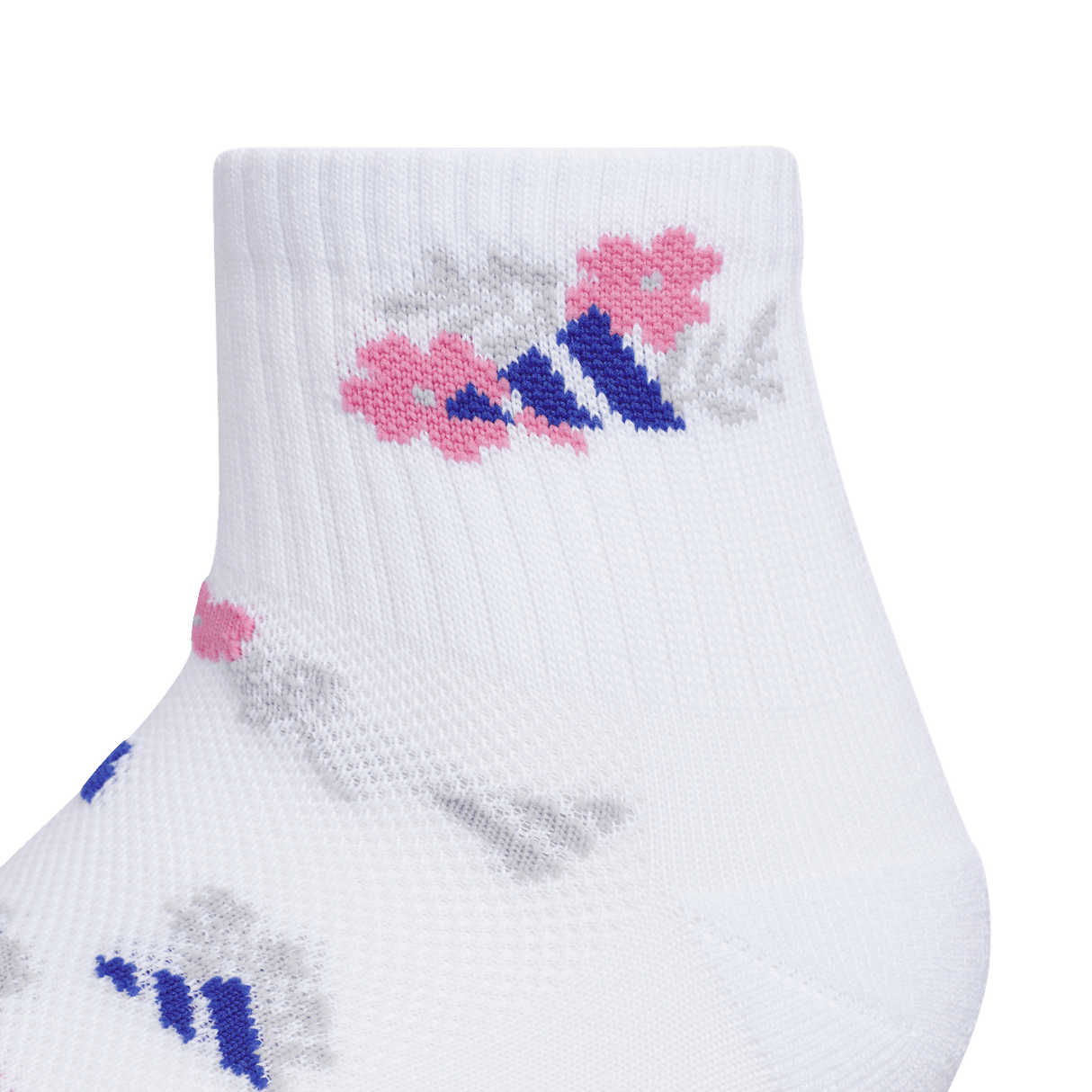 adidas Girls' Cushioned Graphic Quarter Socks 6 Pairs Unisex Accessories Socks