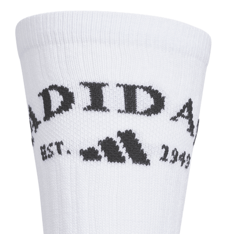 adidas Foundation Sport Crew Socks 3 Pairs Unisex Accessories Socks