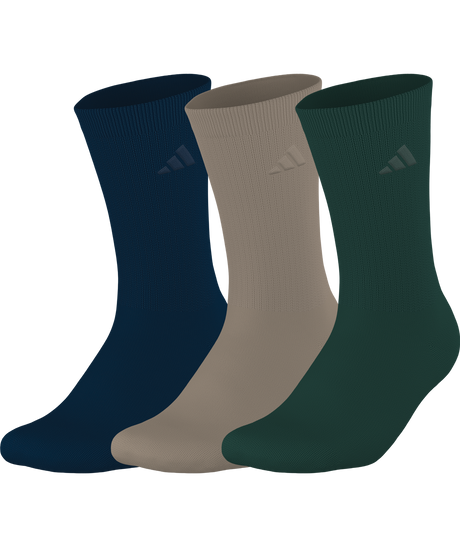 adidas Men's Cushioned Comfort 3-Pack Crew Socks Unisex Accessories Socks