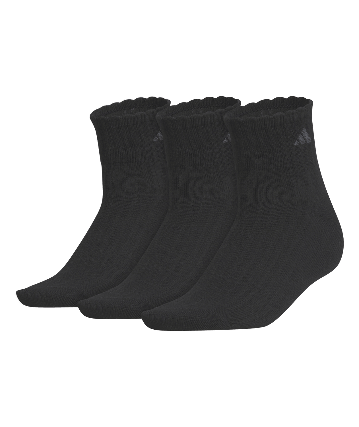 adidas Women's Sport Fashion Quarter Socks 3 Pairs Unisex Accessories Socks