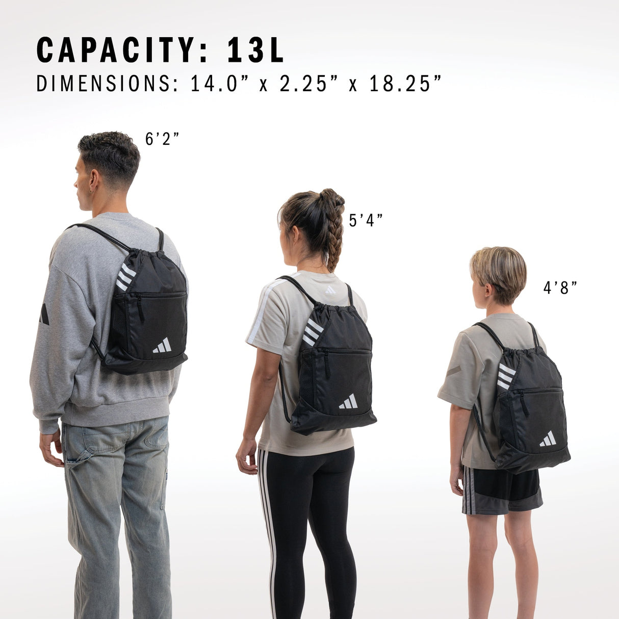 adidas Stadium Sackpack Unisex Accessories Bags & Backpacks