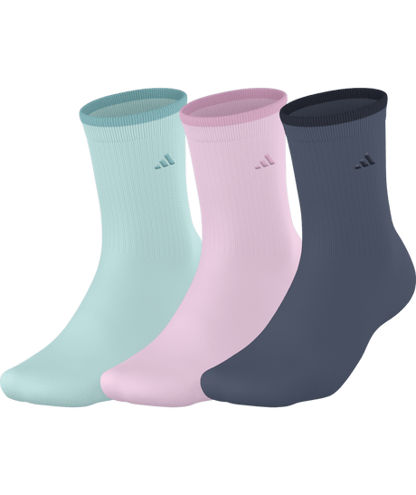 adidas Women's Cushioned Comfort 2.0 Crew Socks 3 Pairs Unisex Accessories Socks