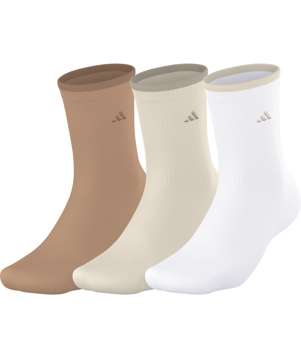 adidas Women's Cushioned Comfort 2.0 Crew Socks 3 Pairs Unisex Accessories Socks