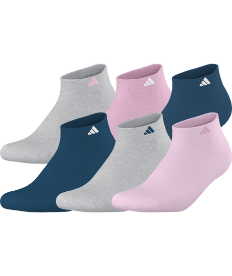 adidas Women's Athletic Cushioned Low Cut Socks 6 Pairs Unisex Accessories Socks
