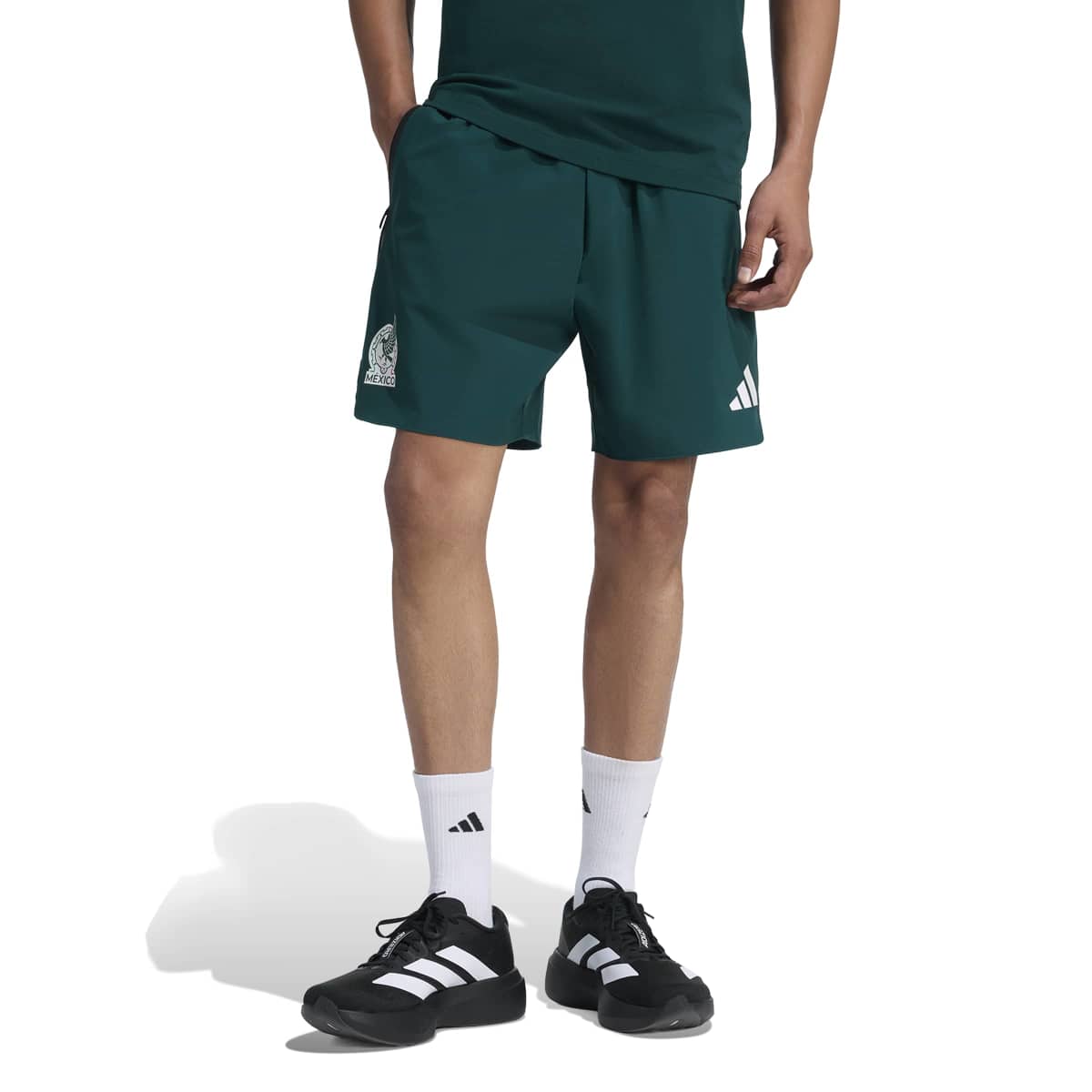 adidas Men's Mexico Tiro Travel Shorts-1