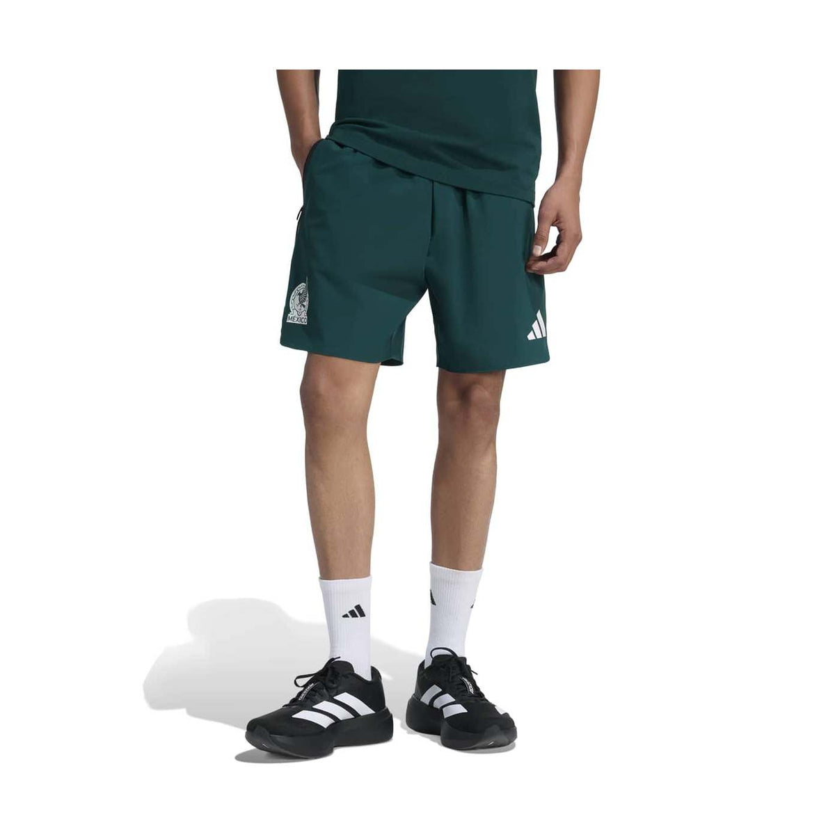 adidas Men's Mexico Tiro Travel Shorts-1