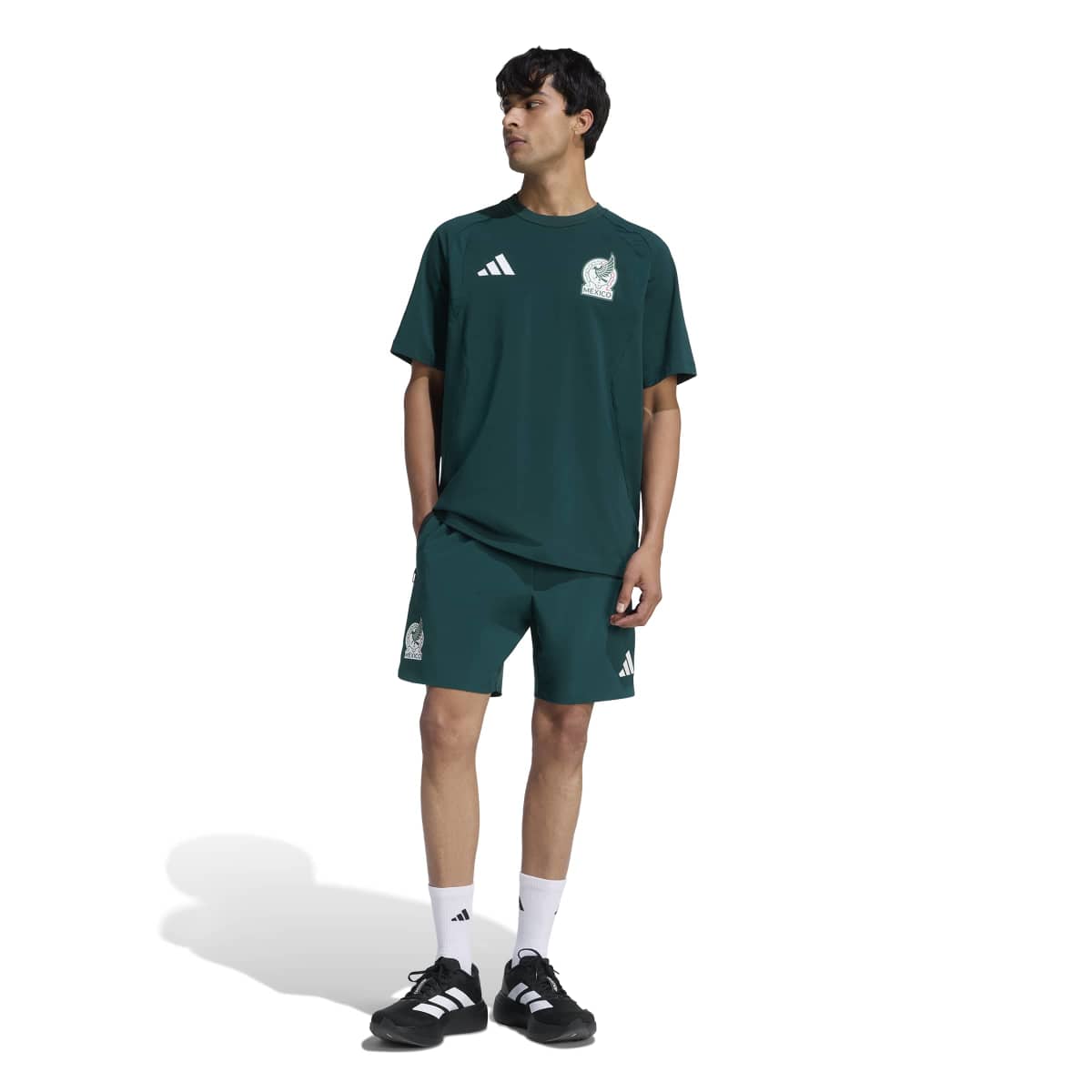 adidas Men's Mexico Tiro Travel Shorts-3