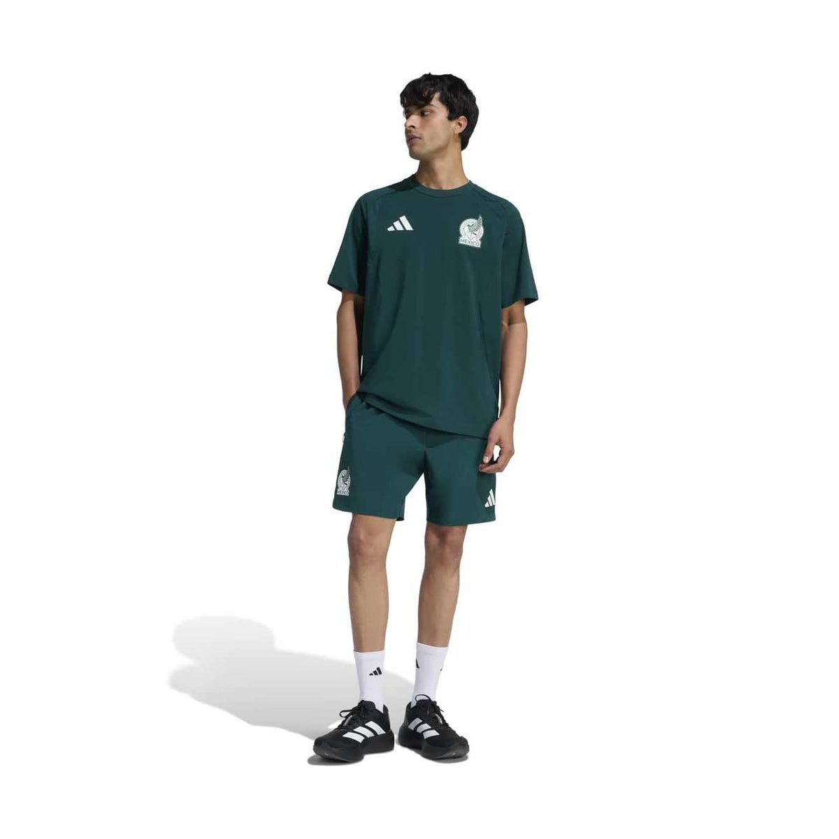 adidas Men's Mexico Tiro Travel Shorts-3