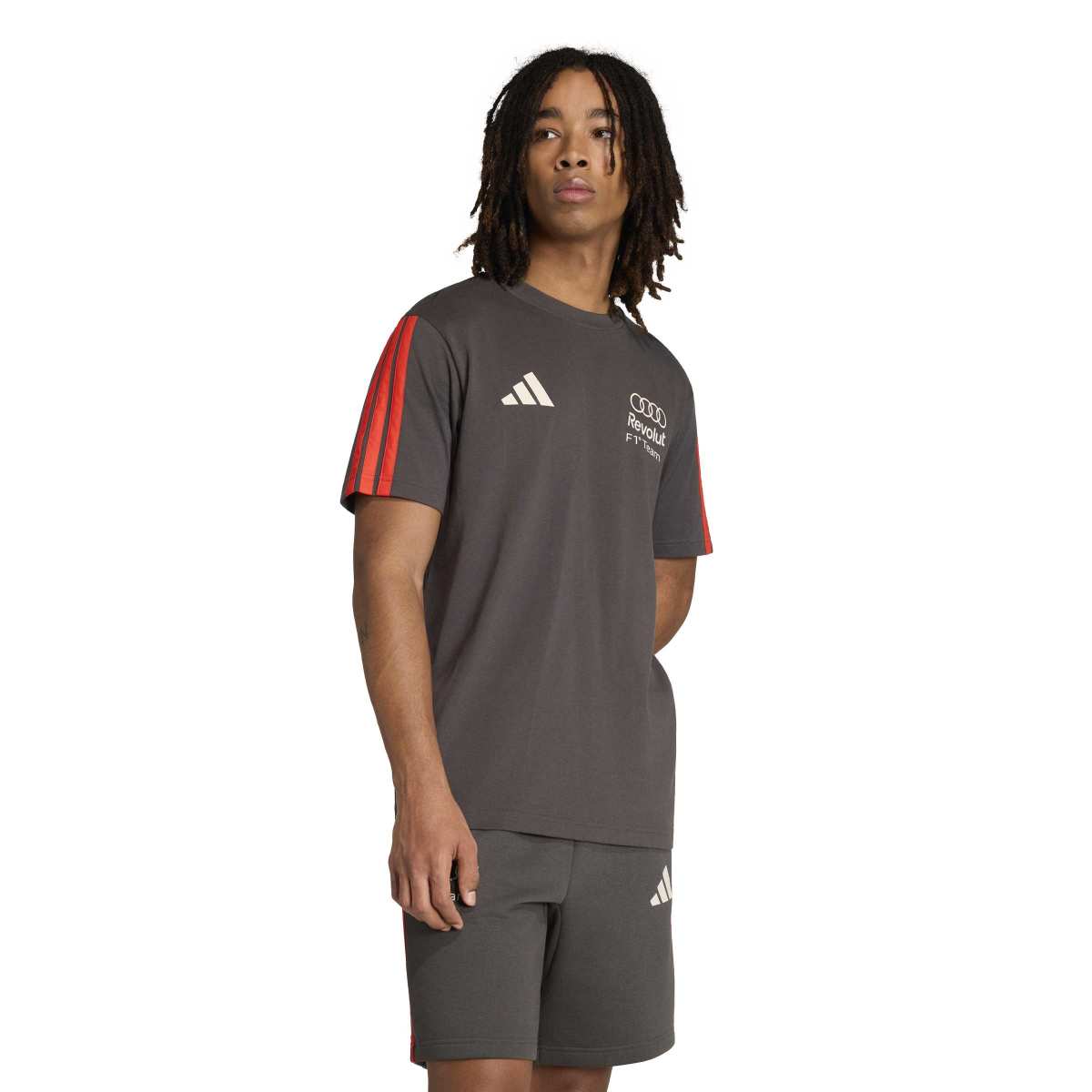 adidas Men's Audi Formula One Team DNA Short Sleeve Tee-3
