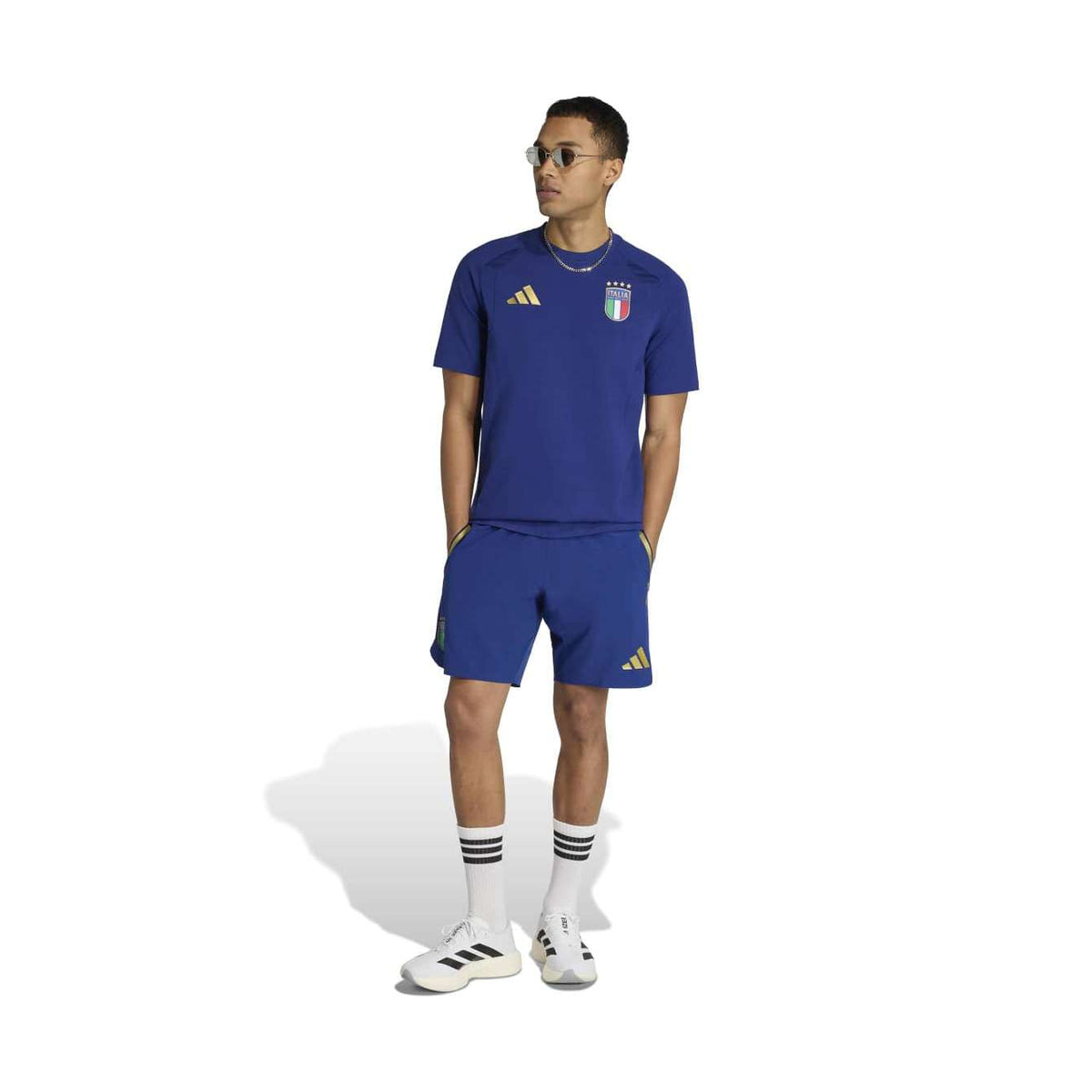 adidas Men's Italy Tiro Travel Shorts-4