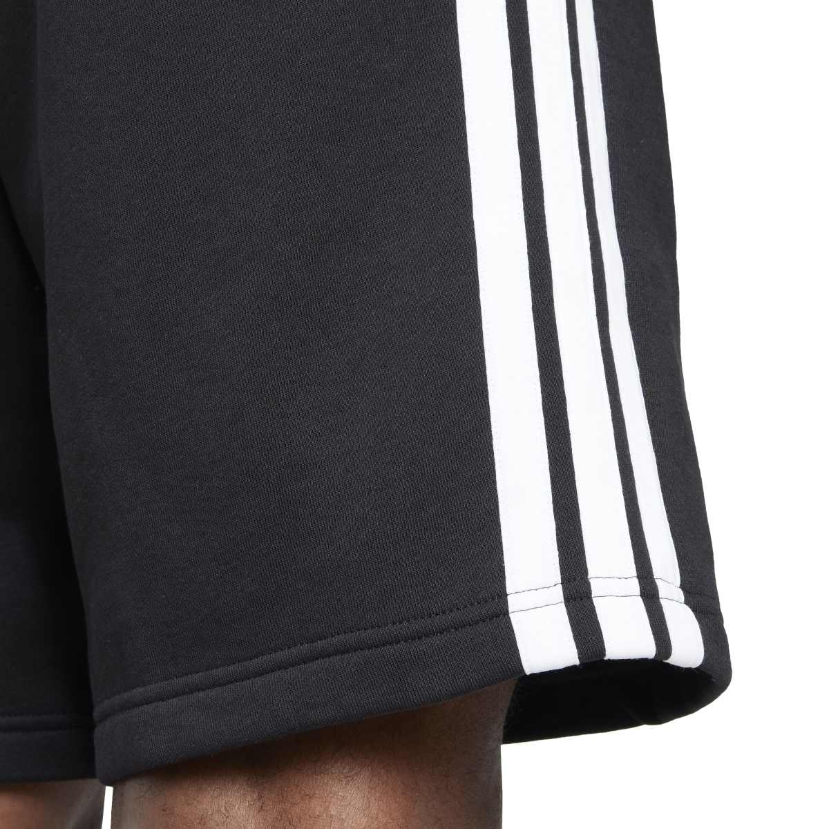 adidas Men's Essentials Three Stripes Fleece Shorts-6