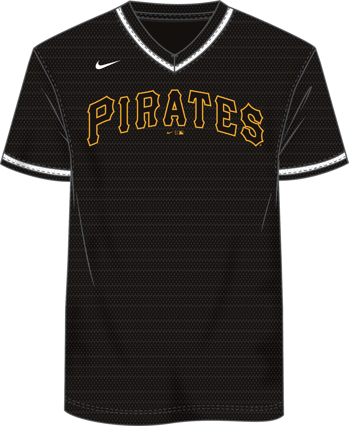 Nike Pittsburgh Pirates Men's Institutional V-Neck Short Sleeve T-Shirt