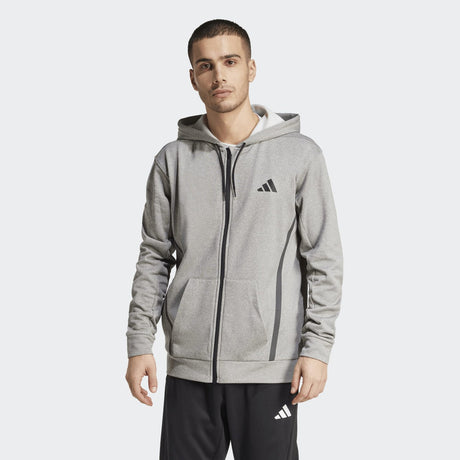 adidas Men's Game & Go Team Issue Full-Zip Hoodie Mens Apparel Sweatshirts & Fleece