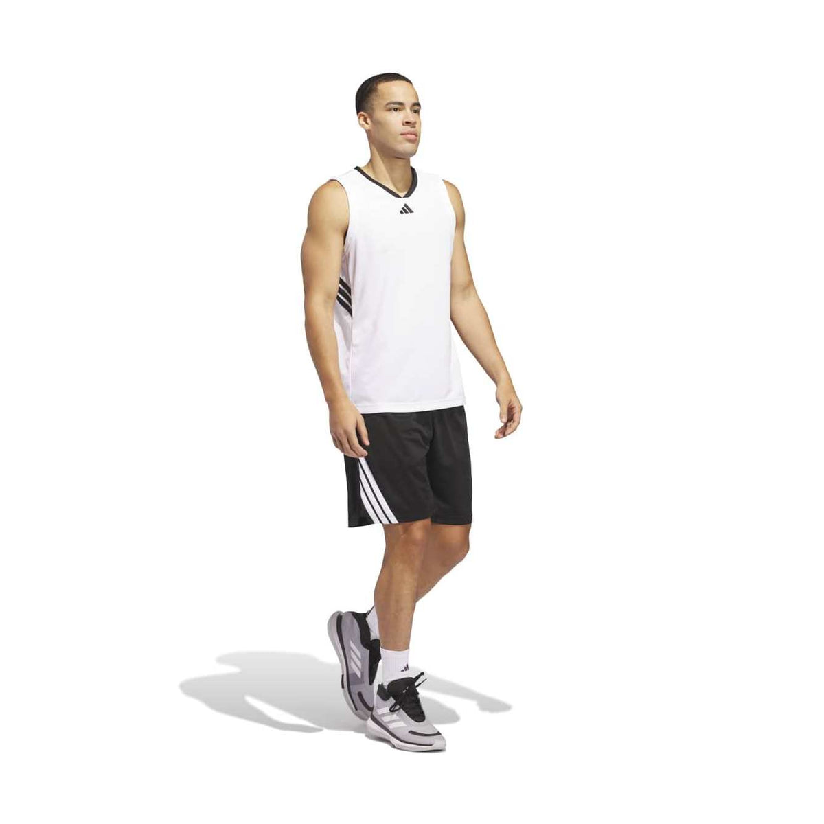 adidas Men's Legends 3-Stripes Basketball Shorts-3