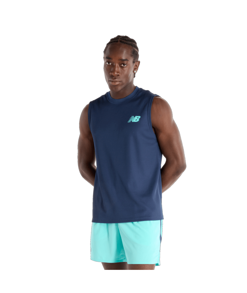 New Balance Men's Athlete Waffle Tournament Tank Tennis & Racquet Apparel All