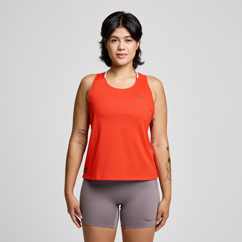 Saucony Women's Kinvara Tank SAW800471 Womens Apparel Shirts & Tops